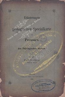 Erläuterungen zur geologischen Specialkarte von Preussen und den Thüringischen Staaten. Lfg. 1, No. 257. Blatt Stolberg. Bd. 6, Bl. 4