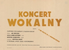 Koncert wokalny : II Dni Muzyki im. F. Nowowiejskiego