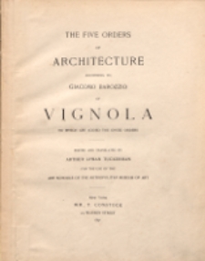 The Five orders of architecture