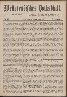 Danziger Volks-Blatt. Organ volksthümlicher Bestrebungen und Interessen 1887
