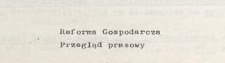 Reforma gospodarcza. Przegląd prasowy,1982.08.01-15 nr 21