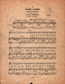 Halka. 4, Pieśń i duet : Scena czwarta = Canzone e duetto : Scena quarta / St. Moniuszko