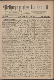 Danziger Volks-Blatt. Organ volksthümlicher Bestrebungen und Interessen 1887 24.06. nr.140