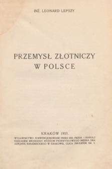 Przemysł złotniczy w Polsce