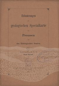 Erläuterungen zur geologischen Specialkarte von Preussen und den Thüringischen Staaten. Lfg. 24.Blatt Gebesee. Gradabt. 56, No. 52