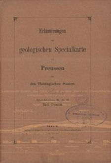 Erläuterungen zur geologischen Specialkarte von Preussen und den Thüringischen Staaten. Lfg. 26. Blatt Cöpenick. Gradabt. 45, No. 32