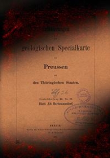 Erläuterungen zur geologischen Specialkarte von Preussen und den Thüringischen Staaten. Lfg. 26. Blatt Alt-Hartmannsdorf. Gradabt. 45, No. 39