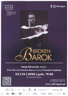 Broken Barok : 04.04.2025 godz. 19.00 : Sala Koncertowa PFK Sopot