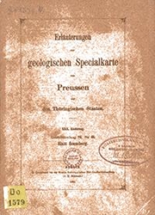 Erläuterungen zur geologischen Specialkarte von Preussen und den Thüringischen Staaten. Lfg. 30. Blatt Sonneberg. Gradabt. 70, No. 42