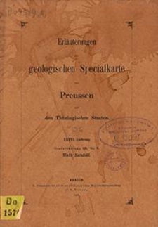 Erläuterungen zur geologischen Specialkarte von Preussen und den Thüringischen Staaten. Lfg. 36. Blatt Hersfeld. Gradabt. 69, No. 9