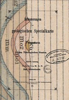 Erläuterungen zur geologischen Specialkarte von Preussen und den Thüringischen Staaten. Lfg. 37. Blatt Helmershausen. Gradabt. 69, No. 30