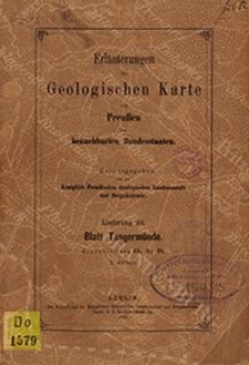 Erläuterungen zur geologischen Specialkarte von Preussen und den Thüringischen Staaten. Lfg. 42. Blatt Tangermünde. Gradabt. 43, No. 28