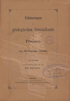 Erläuterungen zur geologischen Specialkarte von Preussen und den Thüringischen Staaten. Lfg. 42. Blatt Schernebeck. Gradabt. 43, No. 33