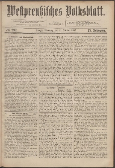 Westpreußisches Volksblatt 1887 11.10 nr 232