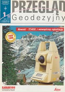 Przegląd Geodezyjny : czasopismo poświęcone miernictwu i zagadnieniom z nim związanym 1998 R. 70 nr 1-12