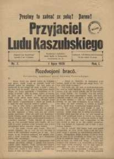 Przyjaciel Ludu Kaszubskiego, 1928, nr7