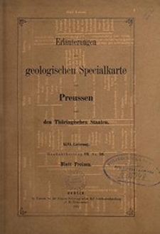 Erläuterungen zur geologischen Specialkarte von Preussen und den Thüringischen Staaten. Lfg. 46. Blatt Freisen. Gradabt. 80, No. 30