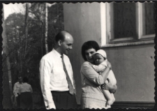 Zbigniew Śliwiński z siostrą Basią i jej synkiem Grzesiem