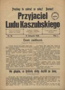 Przyjaciel Ludu Kaszubskiego, 1928, nr16