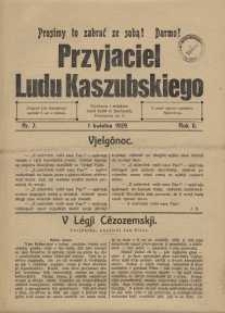 Przyjaciel Ludu Kaszubskiego, 1929, nr7