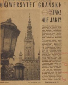 [Kolekcja materiałów źródłowych i opracowań Andrzeja Bukowskiego dotycząca starań o utworzenie uniwersytetu w Gdańsku : 1967-1968]