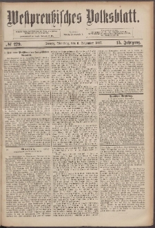 Westpreußisches Volksblatt 1887 6.12 nr 280