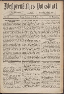 Westpreußisches Volksblatt 1888 17.01 nr 13