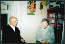 Zbigniew Śliwiński i Waldemar Wojtal w domu w Jędrzejowie