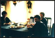 Rodzina i przyjaciele Zbigniewa Śliwińskiego w domu w Jędrzejewie