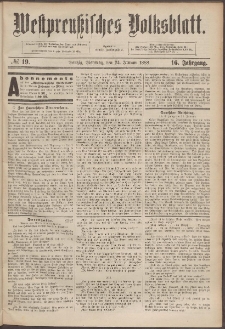 Westpreußisches Volksblatt 1888 24.01 nr 19