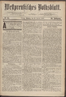 Westpreußisches Volksblatt 1888 30.01. nr 24