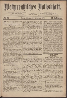 Westpreußisches Volksblatt 1888 1.02 nr 26