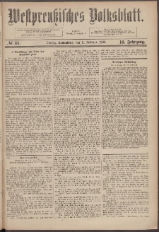 Westpreußisches Volksblatt 1888 11.02 nr 34