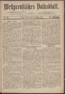 Westpreußisches Volksblatt 1888 13.02 nr 35