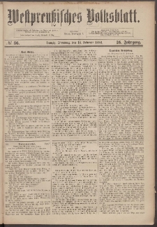 Westpreußisches Volksblatt 1888 14.02 nr 36