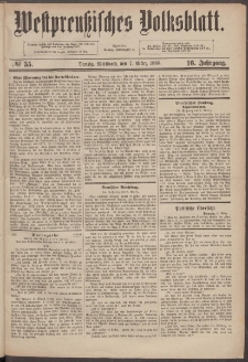 Westpreußisches Volksblatt 1888 07.03 nr 55