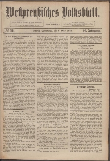 Westpreu&szlig;isches Volksblatt 1888 08.03 nr 56