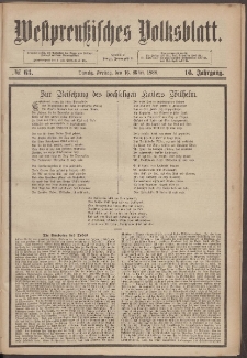 Westpreußisches Volksblatt 1888 16.03 nr 63