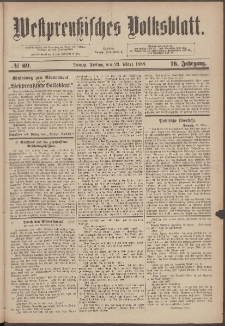 Westpreußisches Volksblatt 1888 23.03 nr 69