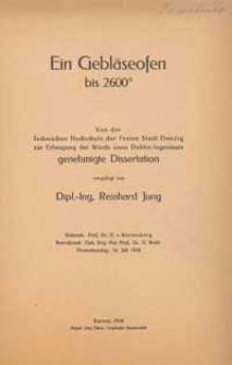 Ein Gebl&auml;seofen bis 2600&deg;