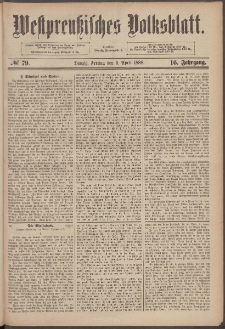 Westpreußisches Volksblatt 1888 6.04 nr 79