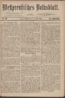 Westpreußisches Volksblatt 1888 7.04 nr 80