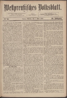 Westpreußisches Volksblatt 1888 09.04 nr 81