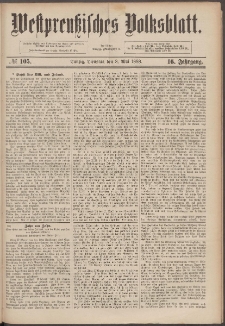 Westpreußisches Volksblatt 1888 08.05 nr 105