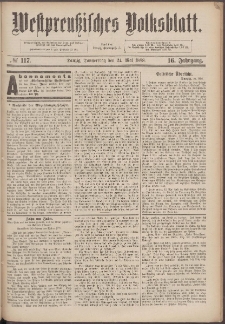 Westpreußisches Volksblatt 1888 24.05 nr 117