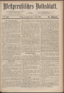 Westpreußisches Volksblatt 1888 9.06 nr 130