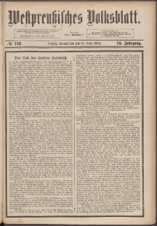Westpreußisches Volksblatt 1888 16.06 nr 136
