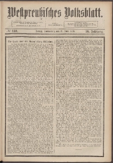 Westpreußisches Volksblatt 1888 21.06 nr 140