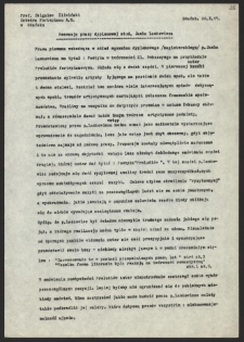 Recenzja pracy dyplomowej stud. Jacka Lachowicza