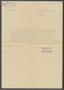 Dokument dot. działalności prof. Zbigniewa Śliwińskiego w jury konkurs&oacute;w pianistycznych krajowych i zagranicznych